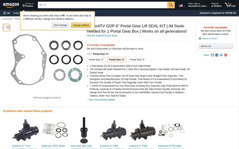 SuperATV GDP 6" Portal Gear Lift SEAL KIT | All ... - Amazon.com