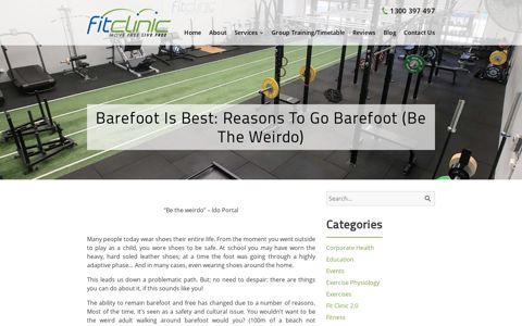 Barefoot is Best: Reasons To Go Barefoot (Be The ... - Fit Clinic