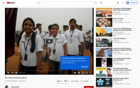 life at icici manipal academy - YouTube