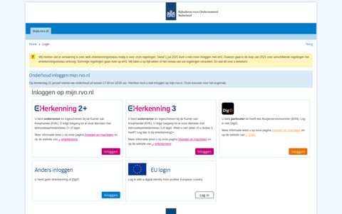Login - Klantportaal-Site | mijn.rvo.nl