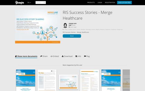 RIS Success Stories - Merge Healthcare - Yumpu