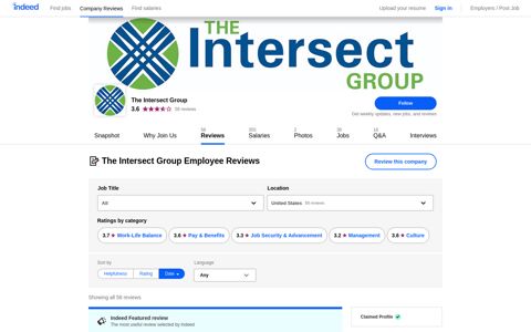 The Intersect Group Employee Reviews - Indeed
