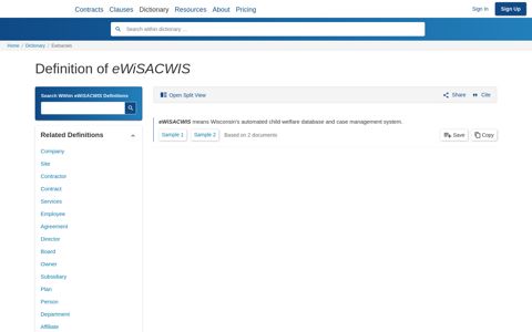 eWiSACWIS | legal definition of eWiSACWIS by Law Insider