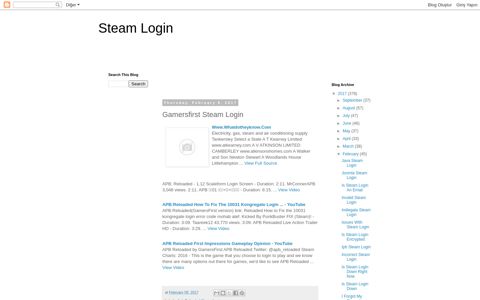 Gamersfirst Steam Login - Steam Login