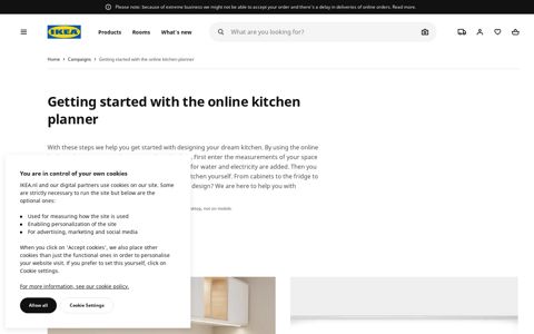 Getting started with the online kitchen planner - IKEA