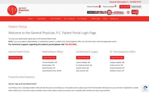 Patient Portal - General Physician, P.C