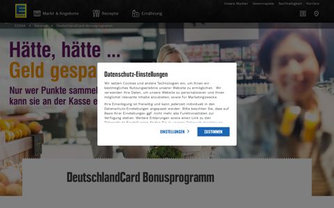 DeutschlandCard Bonusprogramm - Edeka
