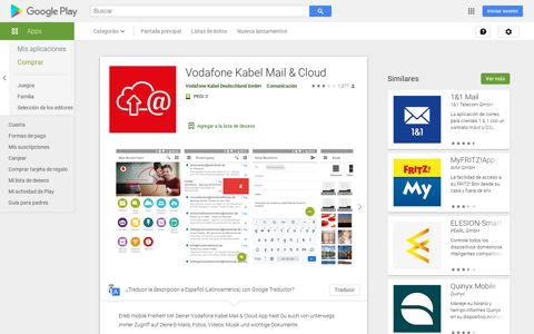 Vodafone Kabel Mail & Cloud - Apps en Google Play