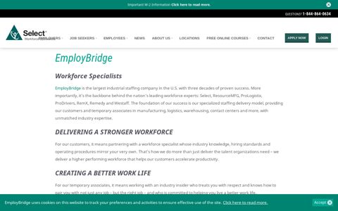 EmployBridge | Select
