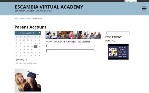 Parent Account - Escambia Virtual Academy - School Loop