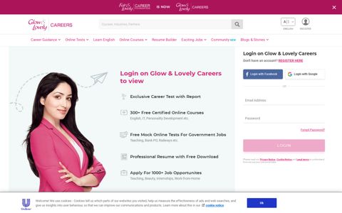 Free Online Certified Courses Login - Glow & Lovely Careers