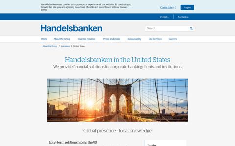 Handelsbanken in the United States | Handelsbanken