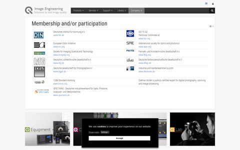 Membership and/or participation - Image Engineering
