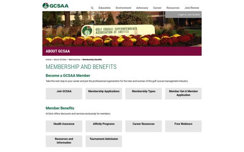 Membership Benefits | GCSAA