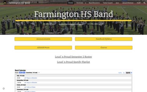 Farmington HS Band - Google Sites