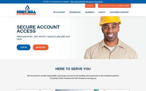 My Account | Fort Hill Natural Gas Authority