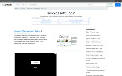 Hospicesoft Login - Hospice Management Suite - LoginFacts