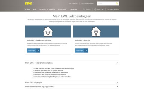 Mein EWE: Online Services der EWE AG | EWE AG