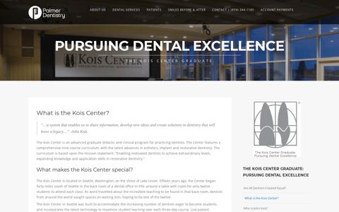 What is the Kois Center? - Dr. Mike Palmer | Florence, KY ...