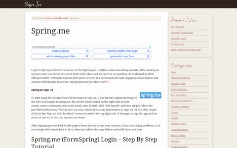 Spring.me Login – Formerly FormSpring.me Sign In - Signin.co