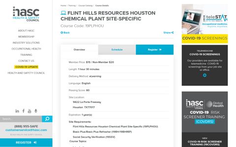 flint hills resources houston chemical plant site-specific
