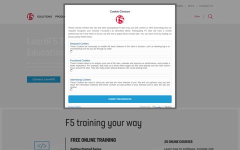 F5 Training Programs and Online Classes | F5 - F5 Networks