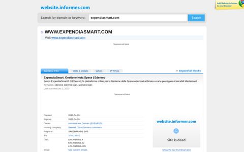 expendiasmart.com at WI. ExpendiaSmart: Gestione Nota Spese
