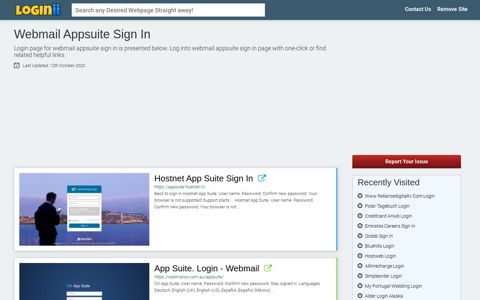 Webmail Appsuite Sign In