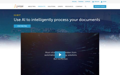 IQ Bot | Cognitive Automation | Automation Anywhere