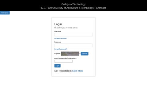 Login - College of Technology