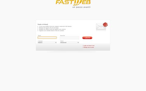 WebMail PEC Fastweb