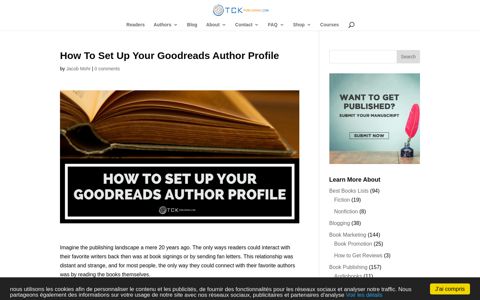 How To Set Up Your Goodreads Author Profile - TCK Publishing