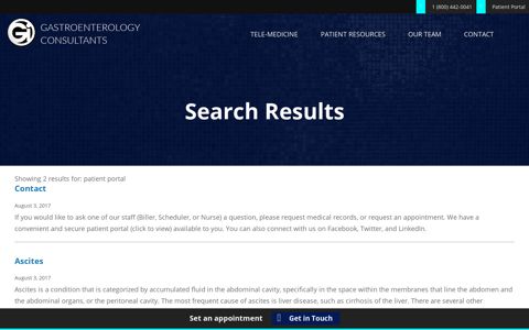 Search Results for “patient portal” – GI Consultants