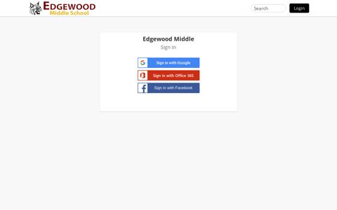 Login - Edgewood Middle