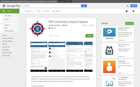 PES University Lecture Capture - Apps on Google Play