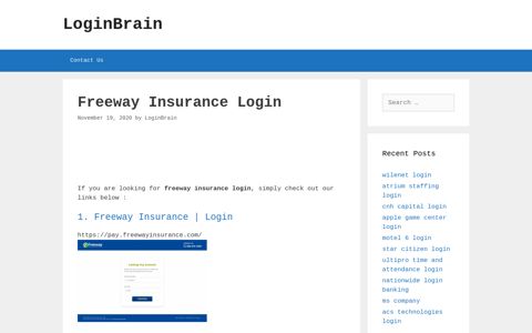 Freeway Insurance Freeway Insurance | Login - LoginBrain