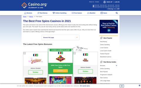 Best Free Spins Casinos Dec 2020 » No Deposit Slots Play