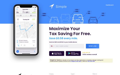 Simple | #1 Free Mileage Tracking App | Automatic, Easy ...