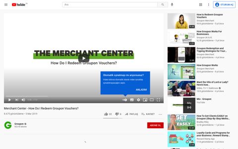 Merchant Center - How Do I Redeem Groupon ... - YouTube