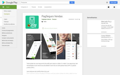 PagSeguro Vendas – Apps no Google Play