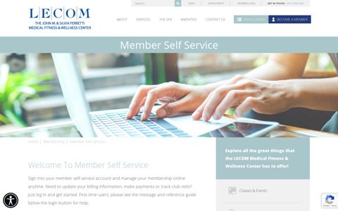 Member Self Service | LECOM Medical Fitness & Wellness ...