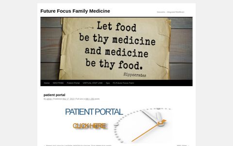 patient portal | Future Focus Family Medicine