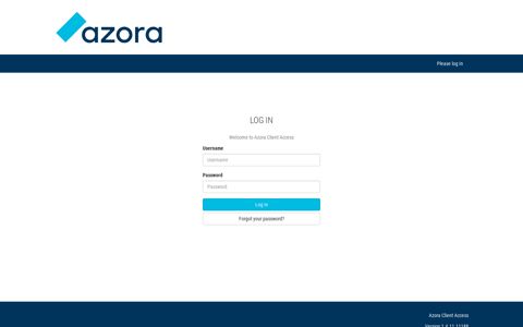 Log in - Azora Client Access