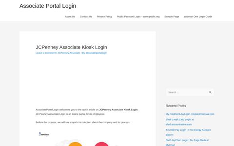 JCPenney Associate Kiosk Login – Associate Portal Login