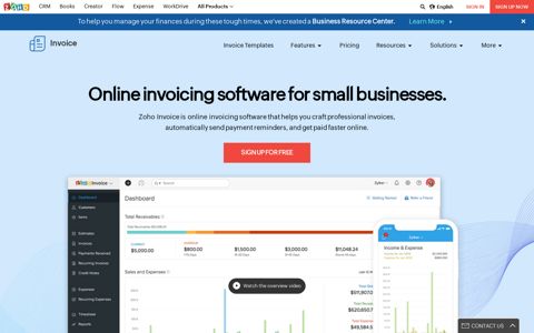 Invoice Software - Online Invoicing for Small Businesses ...