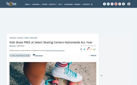 Kids Skate Free All Year Long at Skating Centers | Hip2Save