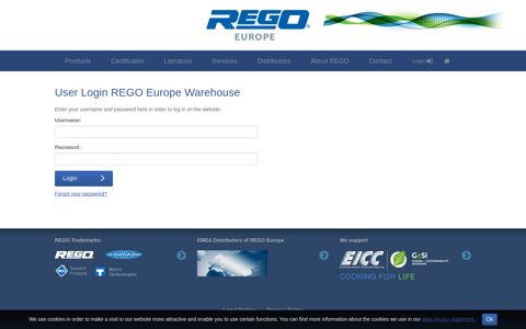 Login | REGO Europe GmbH