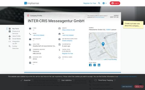 INTER-CRIS Messeagentur GmbH | Implisense