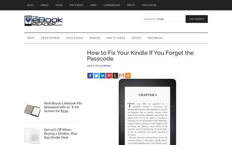 How to Fix Your Kindle If You Forget the Passcode | The ...