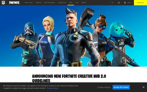 Announcing New Fortnite Creative Hub 2.0 Guidelines